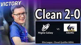 Nigma vs AdoNis | Miracle- Masterclass! | Elite League Closed Qualifier