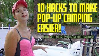 How to make camping in a pop up more enjoyable | 10 tips to improve your pop up camper