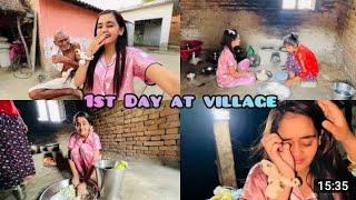 1st day of my village or leg ma kuch kat liya #vlogs #viralvlogs #trendingvlogs #shorts