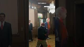 Activist destroys wax statue of Netanyahu in Mexico City