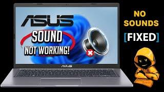 Fix Asus Laptop Has No Sound Windows 10  / 11  | How To Fix Usb Port.