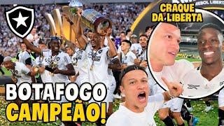 BOTAFOGO CAMPEÃO DA LIBERTADORES PELA 1ª VEZ NA HISTÓRIA! EU ENTREI NO CAMPO! Botafogo x Atletico MG