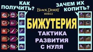 BDM: БИЖУТЕРИЯ. Тактика развития с нуля до ХАОСА в БДМ (Black Desert Mobile)