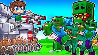 Mutant Zombies vs. Secure Bunker in Minecraft!