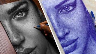 Pencil Vs Pen drawing; best art wins $5000!