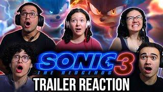 SONIC THE HEDGEHOG 3 TRAILER REACTION! | What Happened to Shadow?