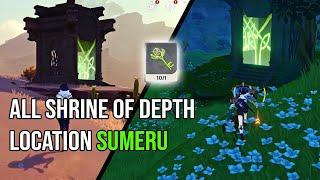 All 10 Shrine of depth Location (Sumeru) - Genshin Impact