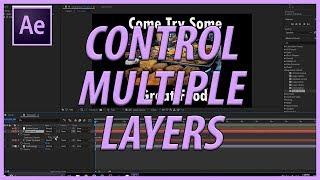 How to Control Multiple Layers in Adobe After Effects CC 2018