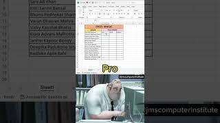 Excel Flash Fill Trick in 1 Click #excel #exceltutorial #exceltips #exceltricks #spreadsheet