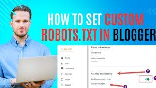 how to set custom robots.txt in blogger Blogger Course Lesson#3