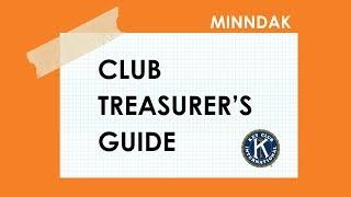 MinnDak: Club Treasurer's Guide