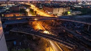 Moscow junctions timelapse 2022 4k