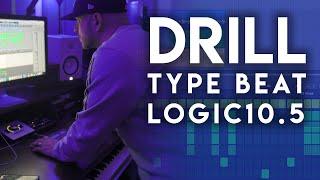 How to make a Drill Type Beat in Logic Pro X 10.5