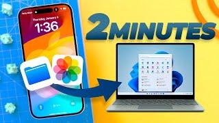 How to Transfer Photos from iPhone to Windows!