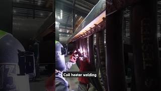 Tig welding 2" coil pipe heater #engineering