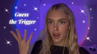 ASMR Guess the Trigger  | Eyes Open or Closed