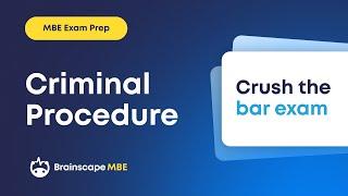 Criminal Procedure- Bar Exam Prep Show