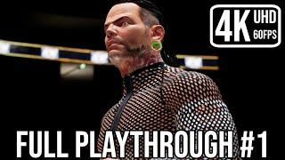 AEW Fight Forever - Road To ELITE (PS5) Gameplay Walkthrough PART 1 - FULL GAME (Jeff Hardy)