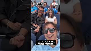 Yuzi Chahal with RJ Mahvash and Vivek Oberoi.|Sports Today