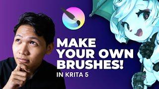 How to Make Custom Brushes in Krita 5 - Digital Painting Tutorial