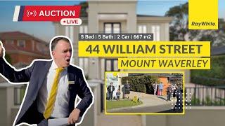 Live Auction @ 44 William Street, Mount Waverley