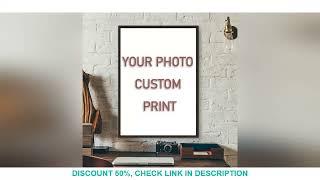 Custom Print Canvas Painting By Your Photo Canvas Poster Personal Gift Customize Figure Animal Pets