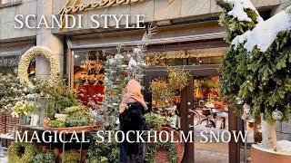 Christmas Magic in Stockholm Florist Shop Under the Snow