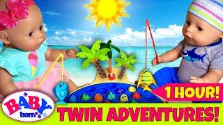 Baby Born Twins Super Compilation! 1 Full Hour Of Fun With Emma & Ethan! 