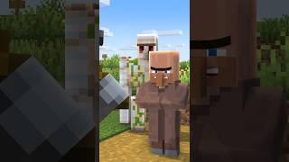 Villagers VS Pillagers|#minecraft #shorts