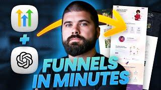 How To Build Funnels In Minutes Combining Highlevel And AI