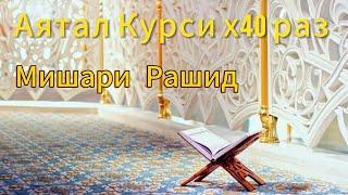 Аят аль курси 40 раз Мишари Рашид #аяталькурси #аяты #куран #передсном