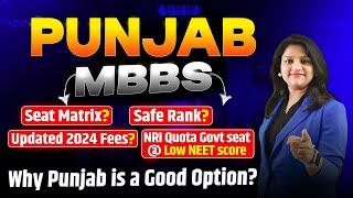 MBBS IN PUNJAB | Top NIRF Ranking | Punjab MBBS Low Fees Private & Govt Medical College Cut Off 2024