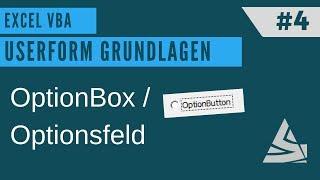 EXCEL VBA - Userform erstellen #4 OptionButton / Optionsfläche + MULTIPLE CHOICE TEST