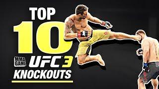 EA SPORTS UFC 3 - TOP 10 UFC 3 KNOCKOUTS - Community KO Video ep. 4