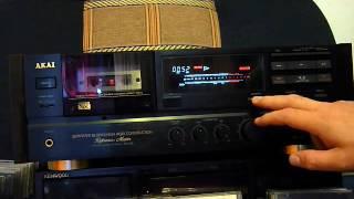 Akai GX-95 tape deck short demo