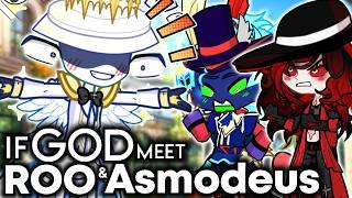 If God Meet ROO and Asmodeus || Hazbin Hotel Gacha Animation ||