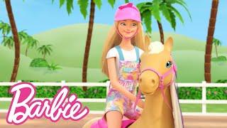 @Barbie | Barbie Falls During Horse Show Practice! 