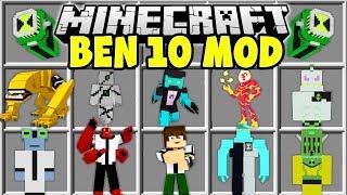 Minecraft BEN 10 MOD | DIAMONDHEAD, HEATBLAST, ALIEN X, WILDMUTT & MORE!!
