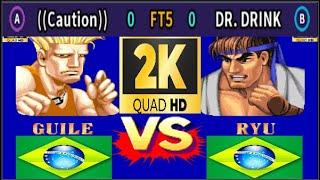 Street Fighter II: Champion Edition - ((Caution)) VS DR. DRINK _ FT5