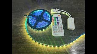 Подключение Адресной ленты Led RGB WS2811 controller sp621e, SP611E Two Channels