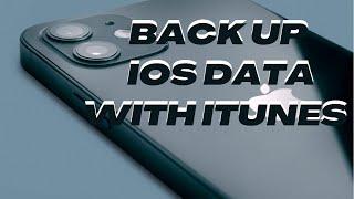 How to backup iOS data with iTunes