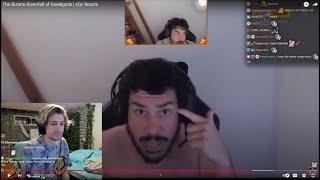 Greekgodx reacts to xQc reacting to The Bizarre Downfall of Greekgodx