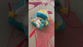 sleeping sanrio blindbox figures?? TOO ADORABLE  #shorts #sanrio #littletwinstars #blindbox #asmr