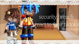 || security breach(+c.c.) react to their tiktoks || part 1/? || Gregory angst || FNAF ||•Aya.Kaede_•