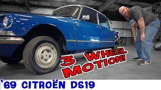 My '69 Citroën DS can drive with 3 wheels! This has to be the CAR WIZARD's craziest car EVER!