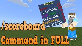 How to use the /SCOREBOARD Command in Minecraft: Bedrock Edition!