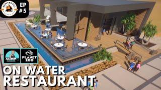 Building Floating On Water Restaurant In Planet Zoo - Newtropic Zoo ep 5