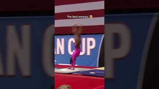 Who do you think did the better Vault? #gymnastics #vault #stick #simonebiles