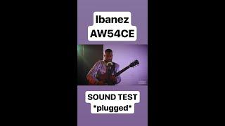 Ibanez Aw54ce Sound Test (Plugged) : #ColdAcoustics by #TheIceman  #Avel x @studioperiod (Part 3)