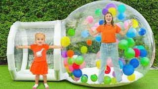 Alice and Auntie built inflatable house